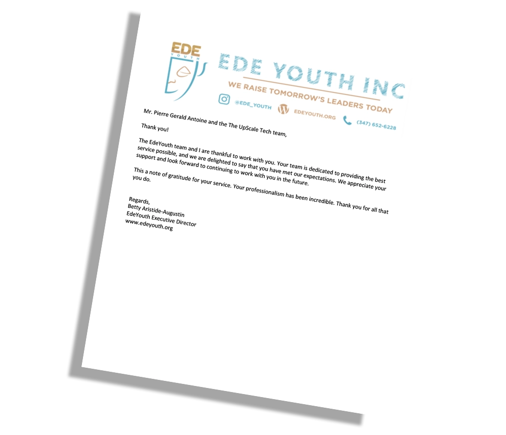 EDE Youth | Recommendation Letter