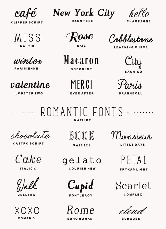 Fonts & Typography