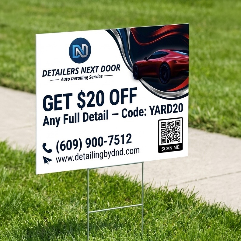 Yard Sign Double-Sided