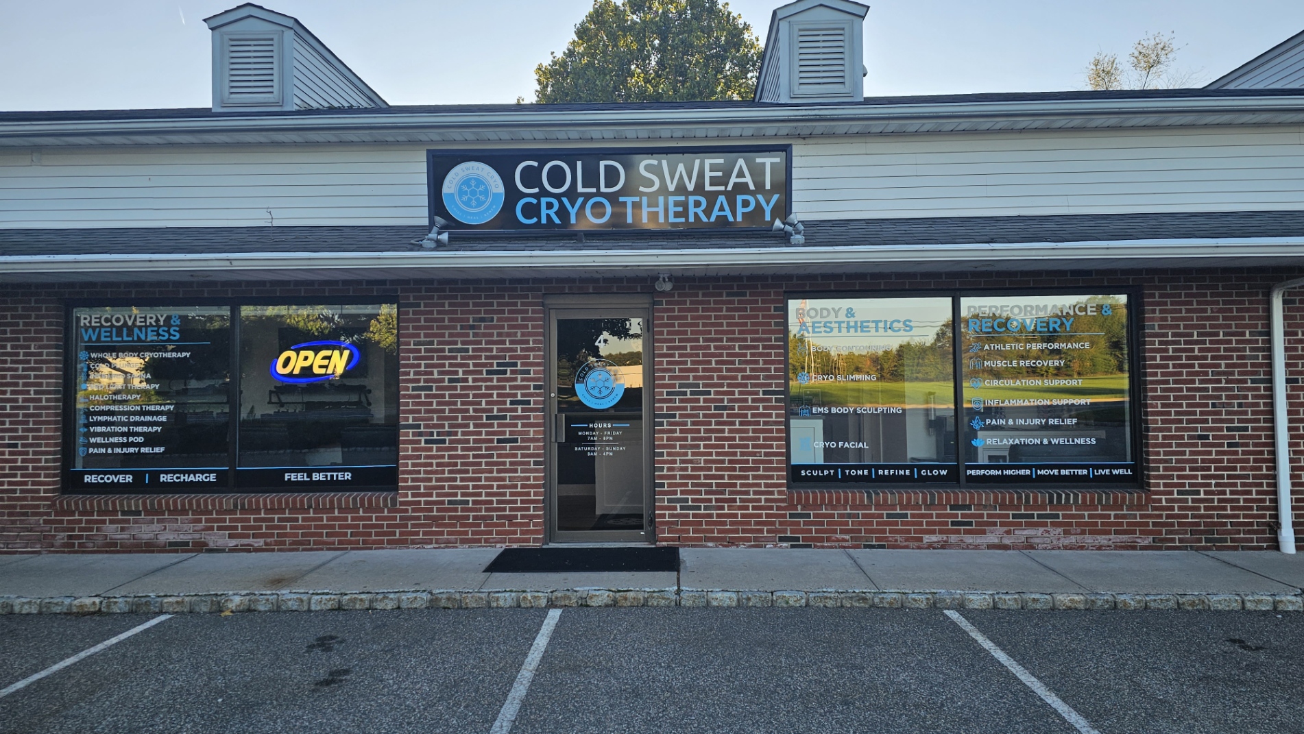 Store Front Cold Sweat 1 — Signs & Banners