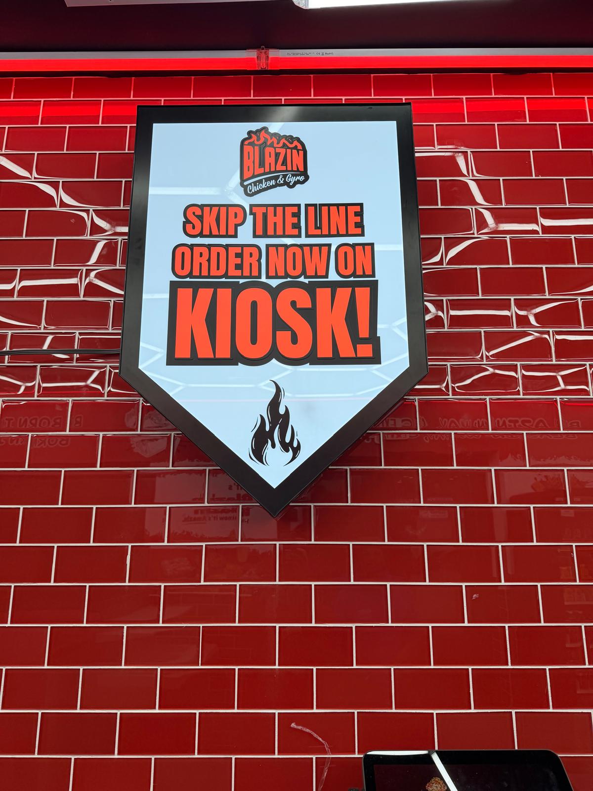 Kiosk Light Box 1 — Signs & Banners