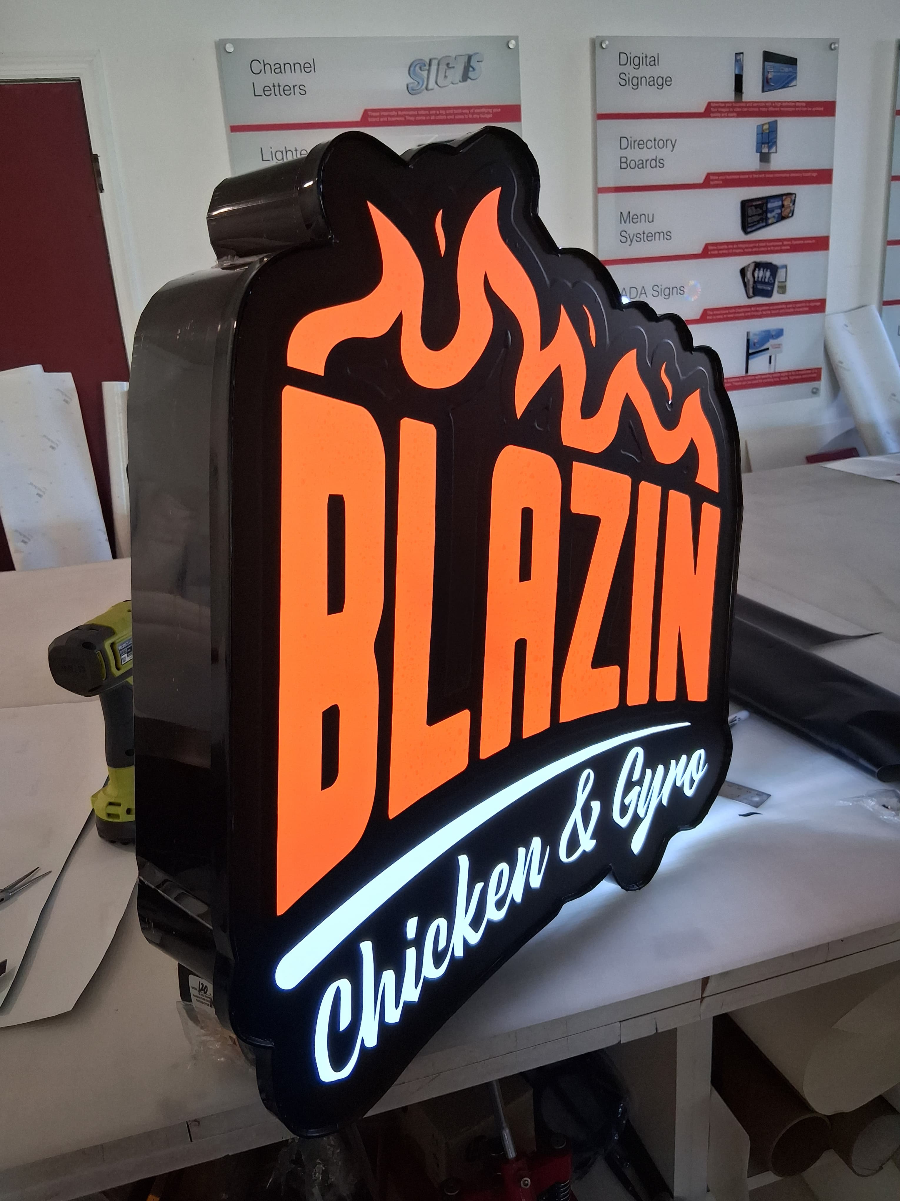 Logo Ligh Box Testing — Signs & Banners